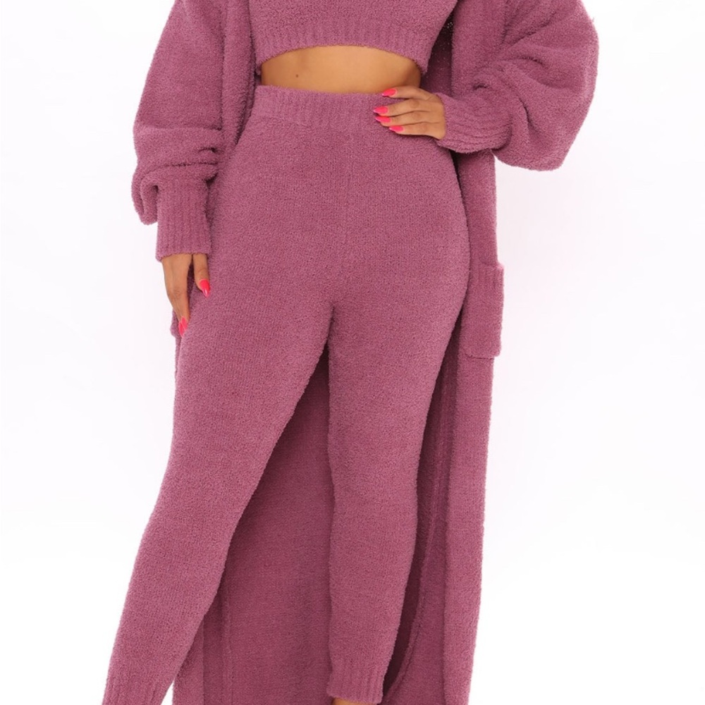 Fashion Nova Purple High-Waisted Leggings
